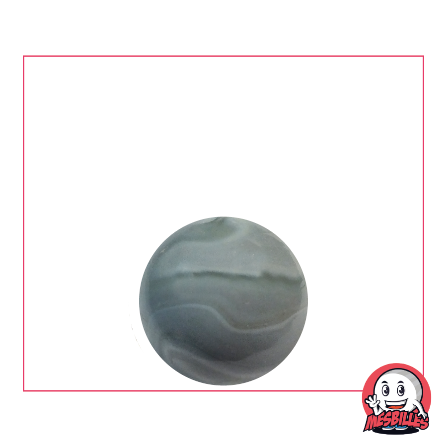 La elegancia de antaño | Canicas Perla Gris 16 mm en Porcelana