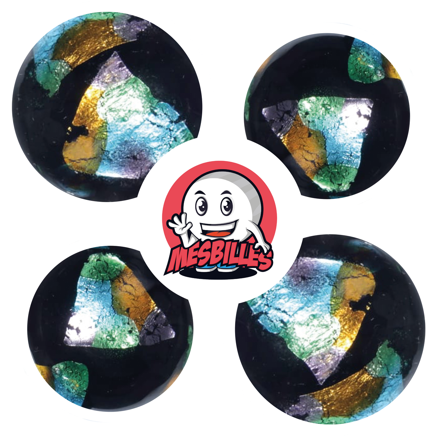 1 Canica Art Pirámide 22 mm