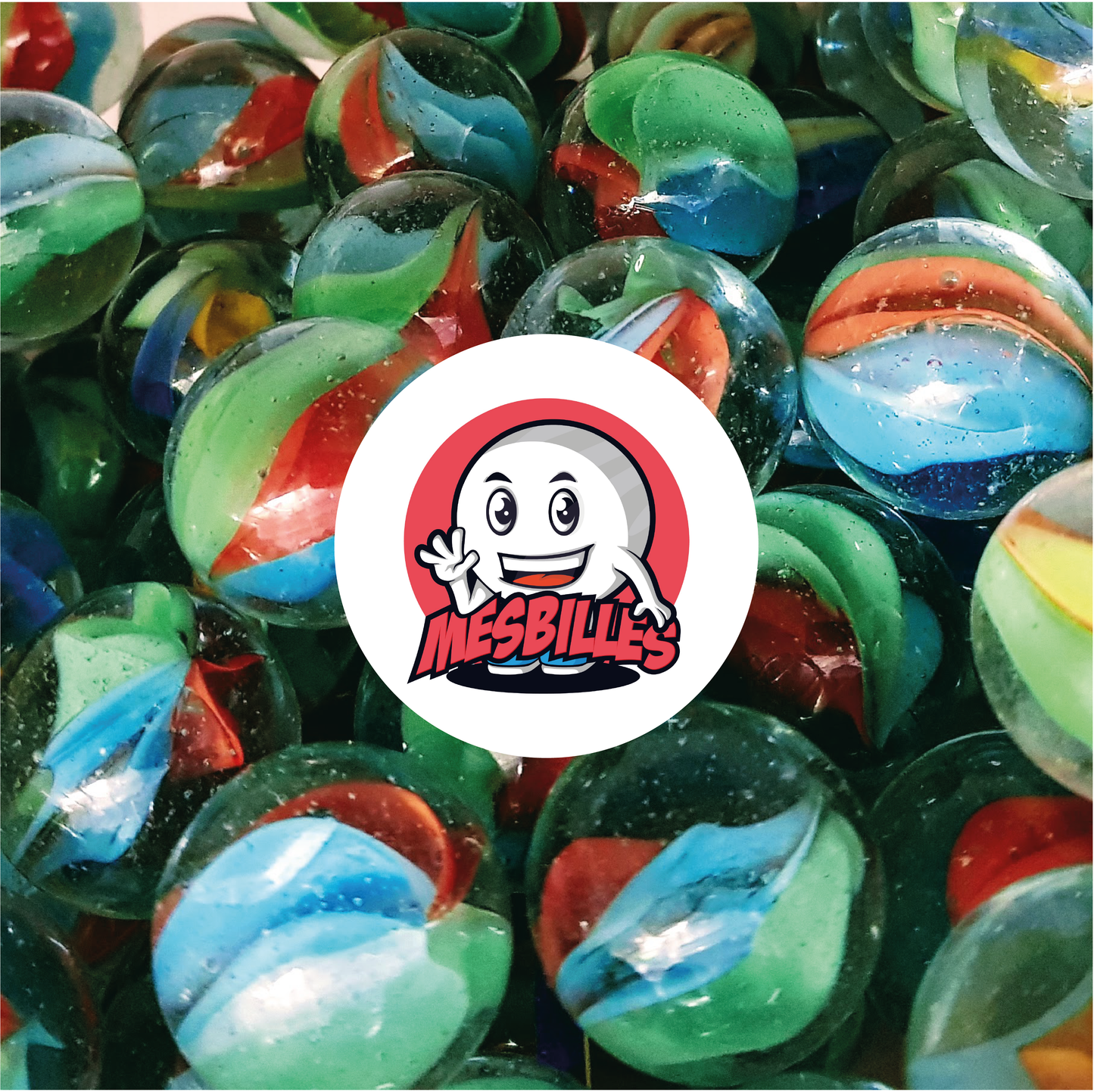 1 Canica Ojo de Gato 30 mm