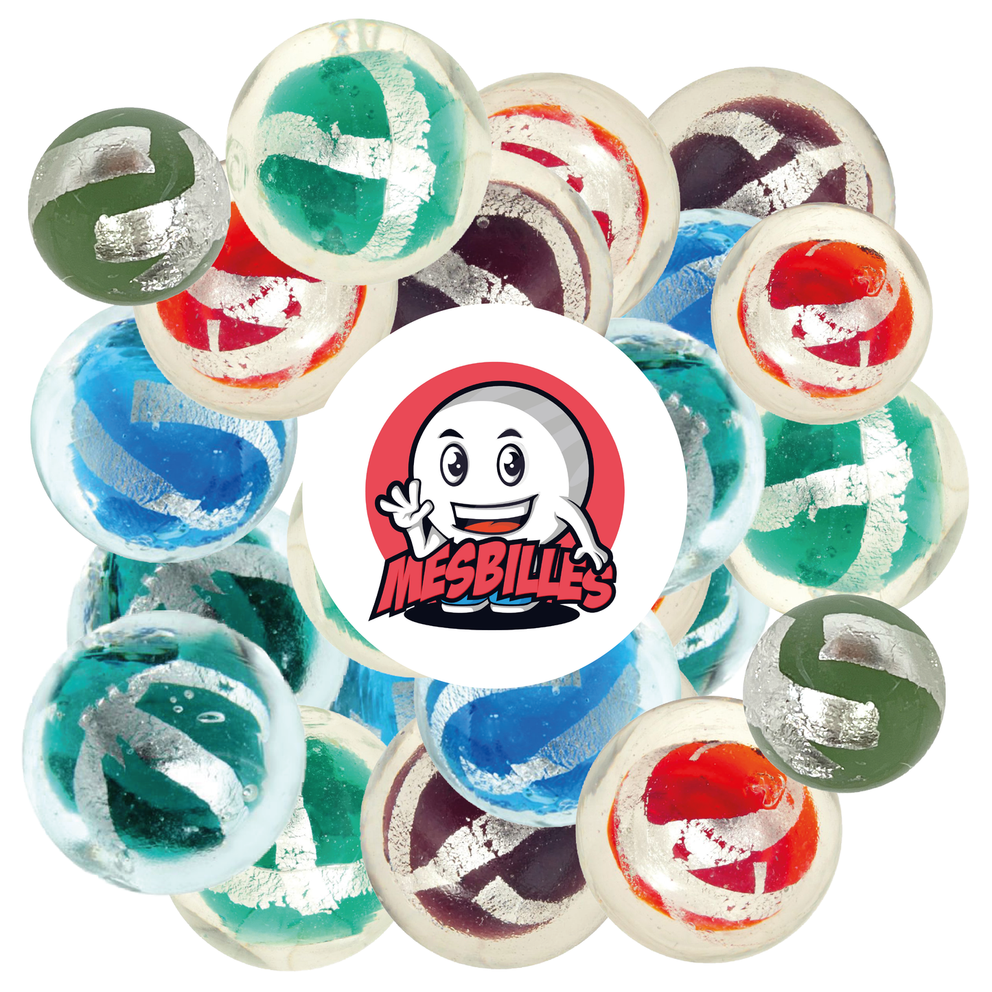 1 Canica Art Jaula Verde Claro 16 mm