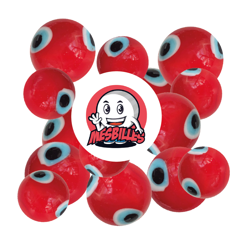 En MisCanicas puedes elegir tus canicas Collector Kim'Play una por una: aquí está la canica Canica Collector Kim'Play Zombie 25 mm