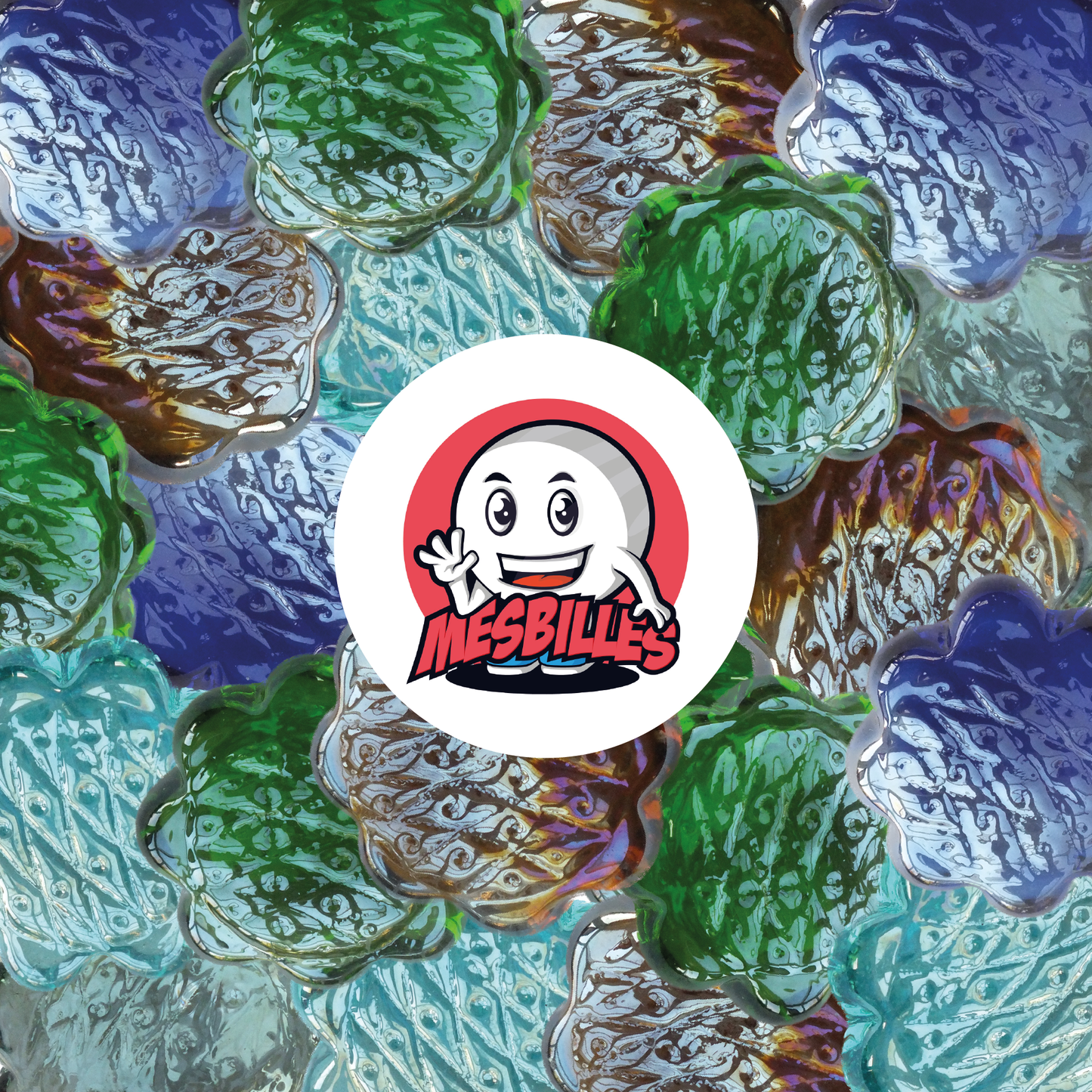 1 Canica Galette Azul