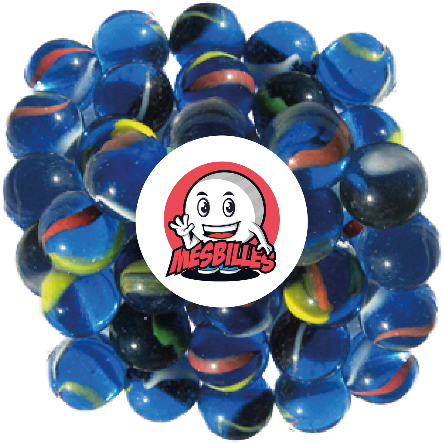 1 Canica Neón 35 mm