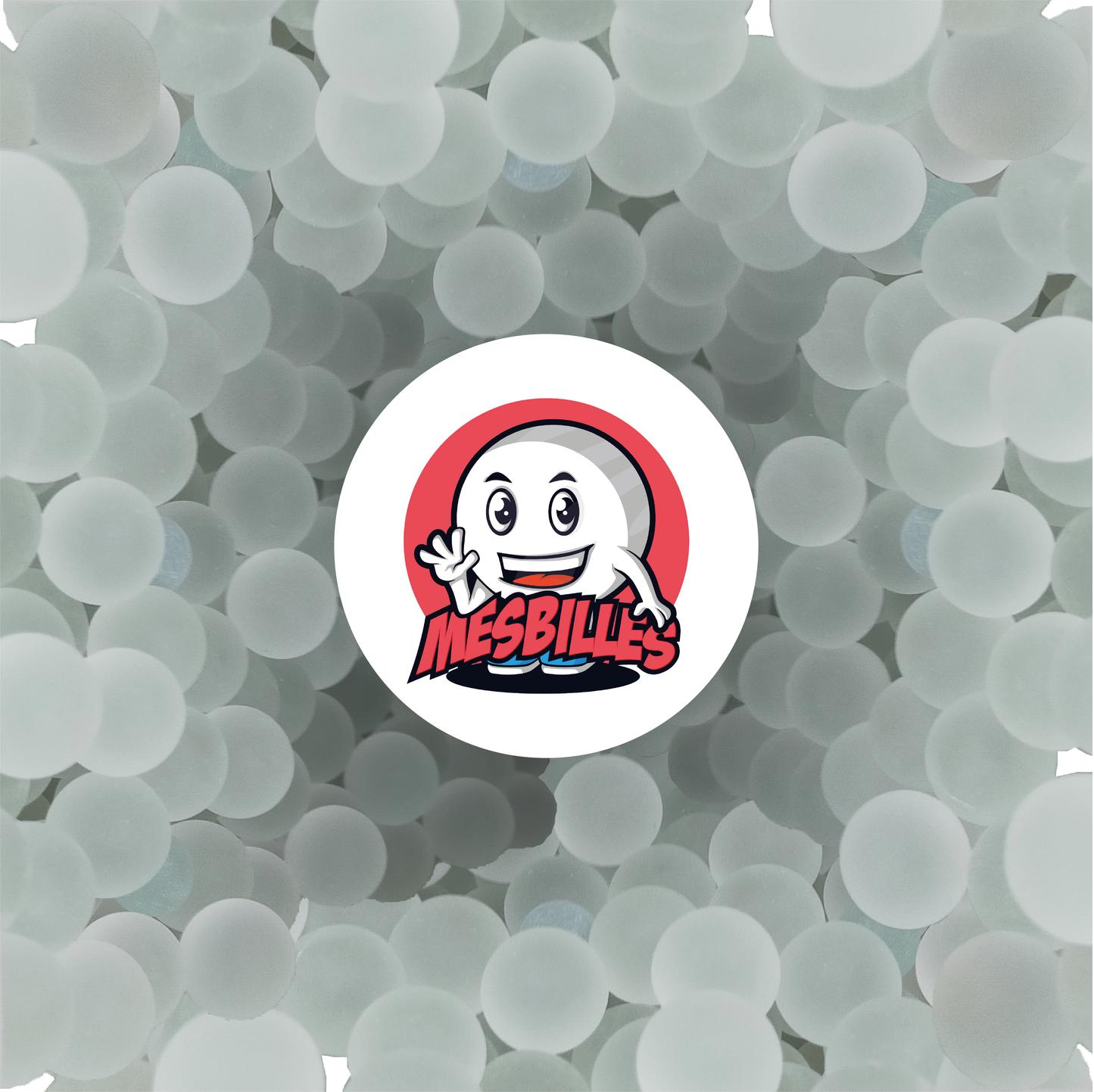 1 Canica Cristal Helado 12 mm