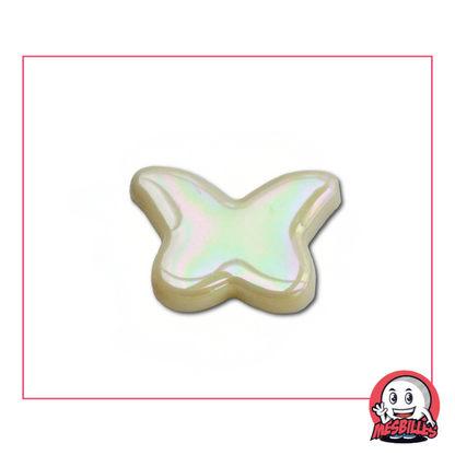 1 Canica Mariposa Beige Brillante extraplana