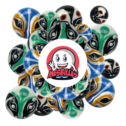 1 Canica Arte Aloa Negro 22 mm