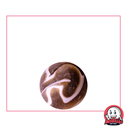 1 Canica Esmerilada Ámbar 16 mm