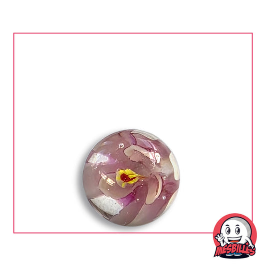 Bille Art Fleur 3D Rose 16 mm verre de Bohême