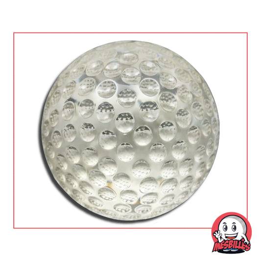 Attention cette bille n'est pas pour le terrain ! Elle est bien trop précieuse pour le green : c'est une bille en cristal de 5 cm de diamètre