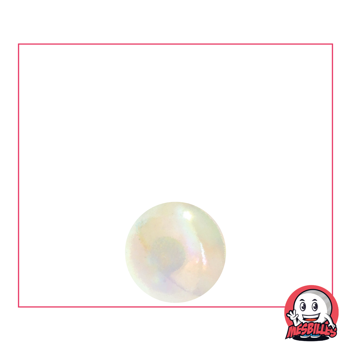 1 Canica Irisada Cristal 06 mm