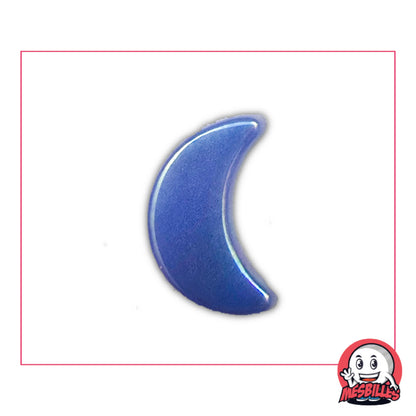 Difficile de classer la Bille Extra-plate Lune glossy Bleu : elle est utilisée pour décorer, jouer et collectionner.