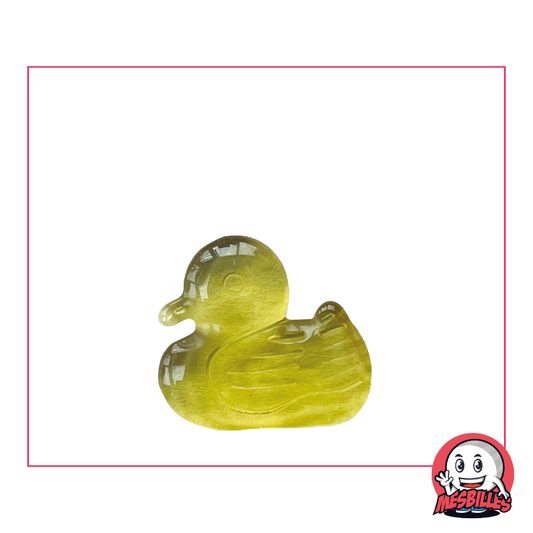 Canica Extraplana Pato Amarillo, el sol de las Canicas con forma en MisCanicas