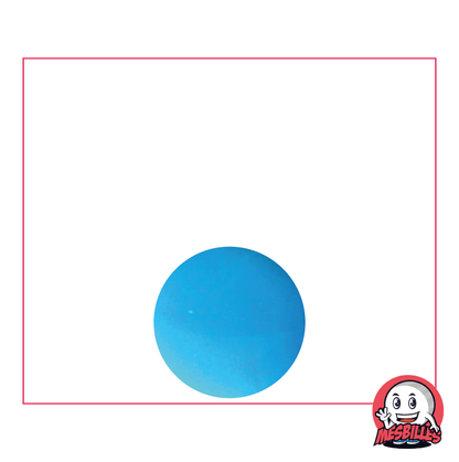 Canica Perla 14 mm - Vidrio Opaque Azul Claro Evocando el Océano - MisCanicas