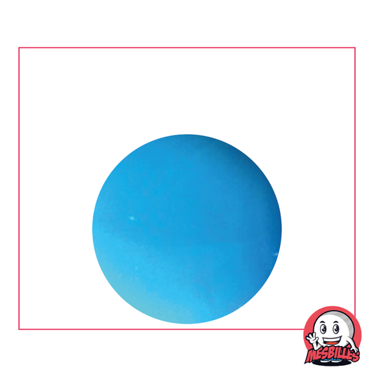 Canica Perla 25 mm - Vidrio Opaque Azul Claro Evocando el Océano - MisCanicas