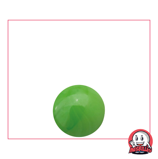 Canica Perla Opaca Verde 14 mm Canica de vidrio | MisCanicas - MisCanicas