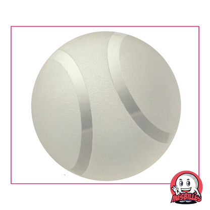 Canica Tenis Esmerilada de Vidrio de 50 mm - Colección de Arte MisCanicas