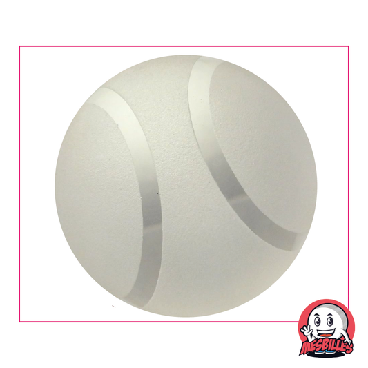 Canica Tenis Esmerilada de Vidrio de 50 mm - Colección de Arte MisCanicas