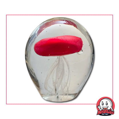 1 Canica Pequeña Medusa Brilla en la oscuridad