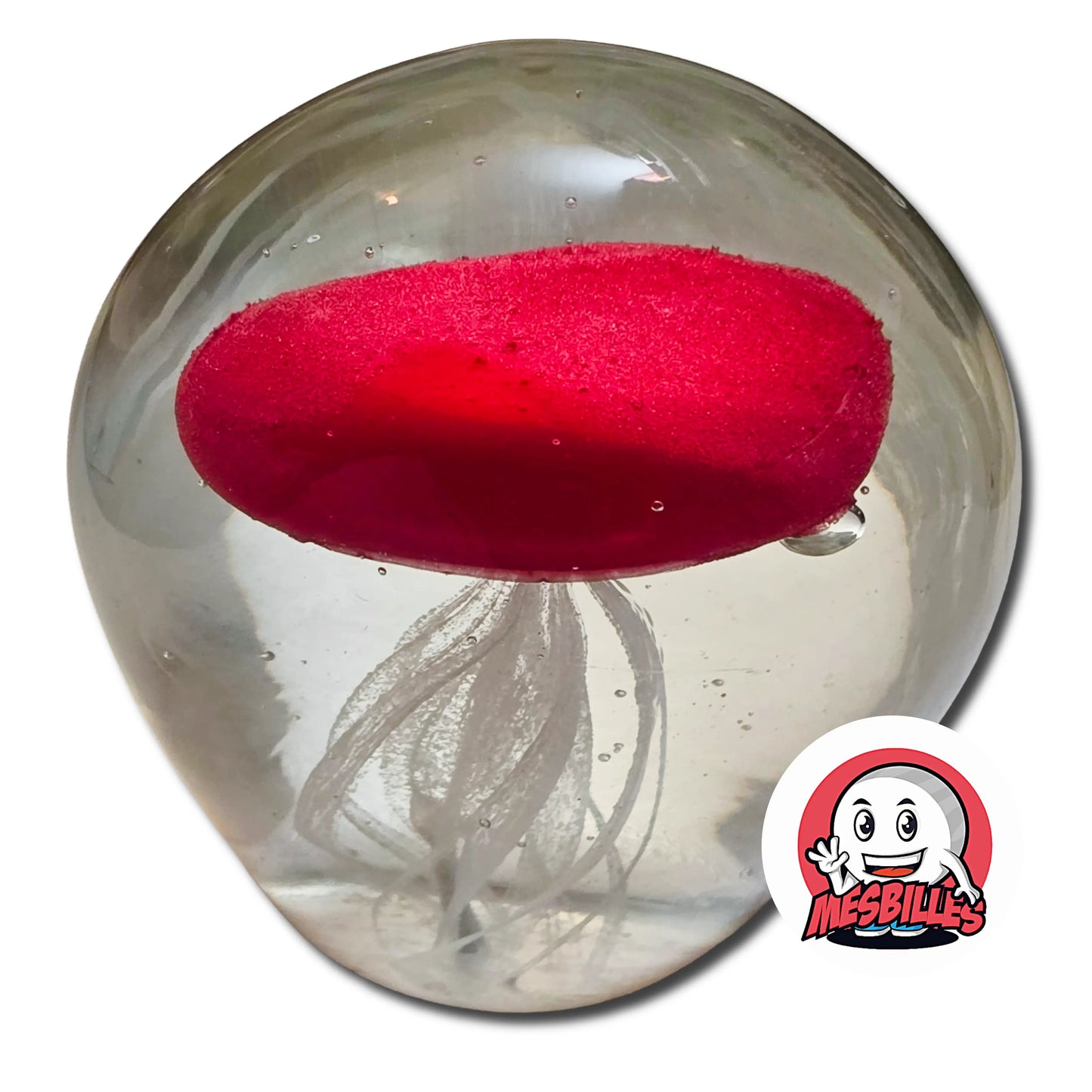 1 Canica Pequeña Medusa Brilla en la oscuridad