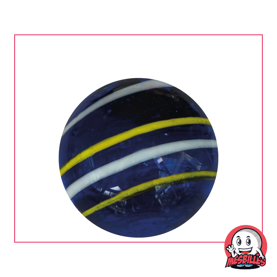 Canica Kim'Play Ciclón Azul: 35 mm de Vórtice Translúcida
