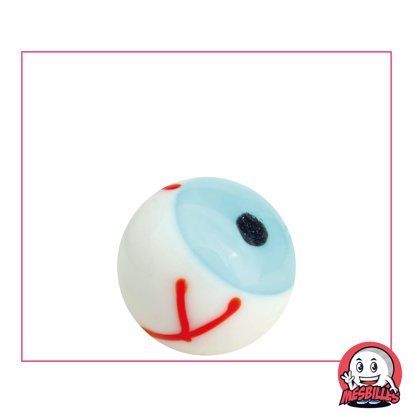 1 Canica Art Watching-You Azul Claro 22 mm