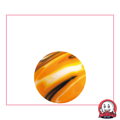 1 Canica Art Tormenta de Arena Naranja 22 mm