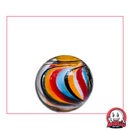 Bille Speedy Flash Turquoise 22 mm, zébrures multiples, majoritairement turquoise - choix polyvalent