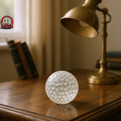 Cette Balle de golf est bien trop précieuse&nbsp;pour le green&nbsp;: c'est une bille en cristal, parfaite pour la déco ou les collections.