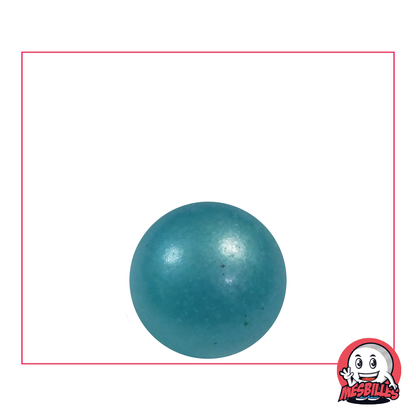 Una dulzura para bolsas de canicas: Canica azul claro difuminada de 16 mm en vidrio