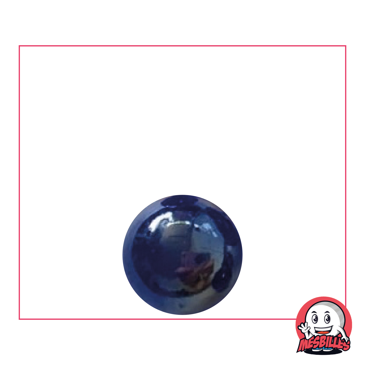 1 Canica Irisada Azul Noche 14 mm