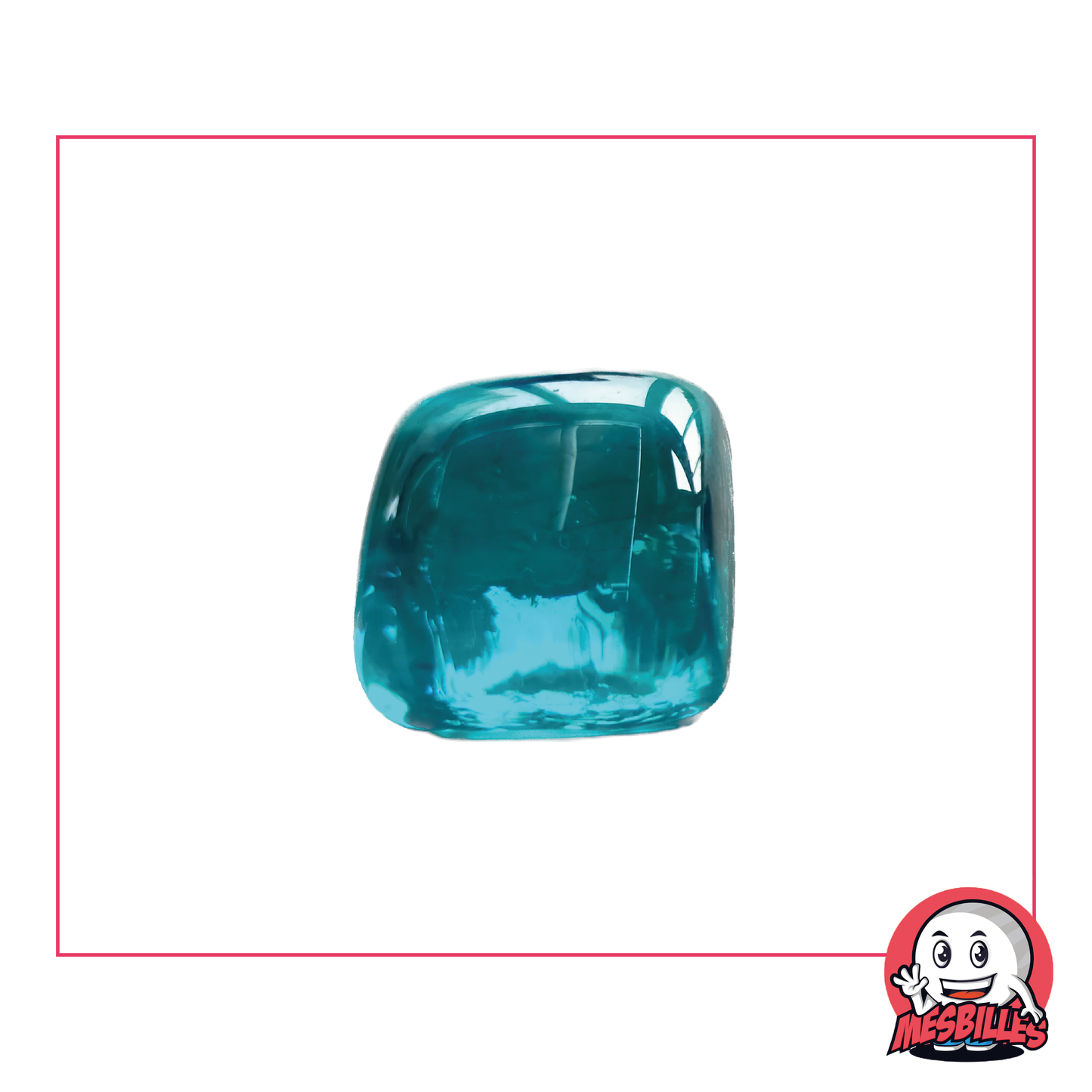 1 Canica Cuadrada Azul