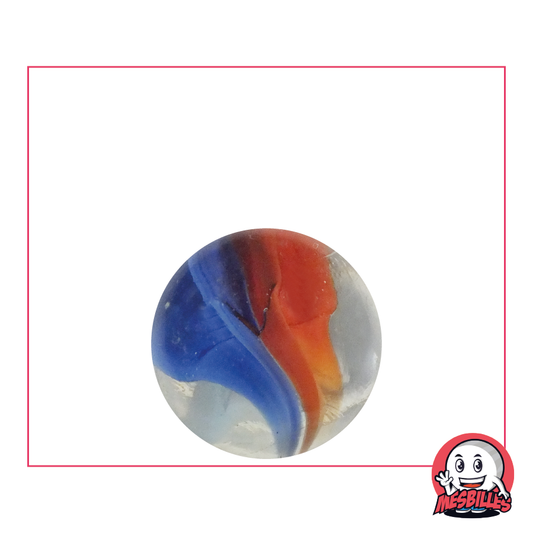 Canica de vidrio de 22 mm con los colores de Francia - MisCanicas