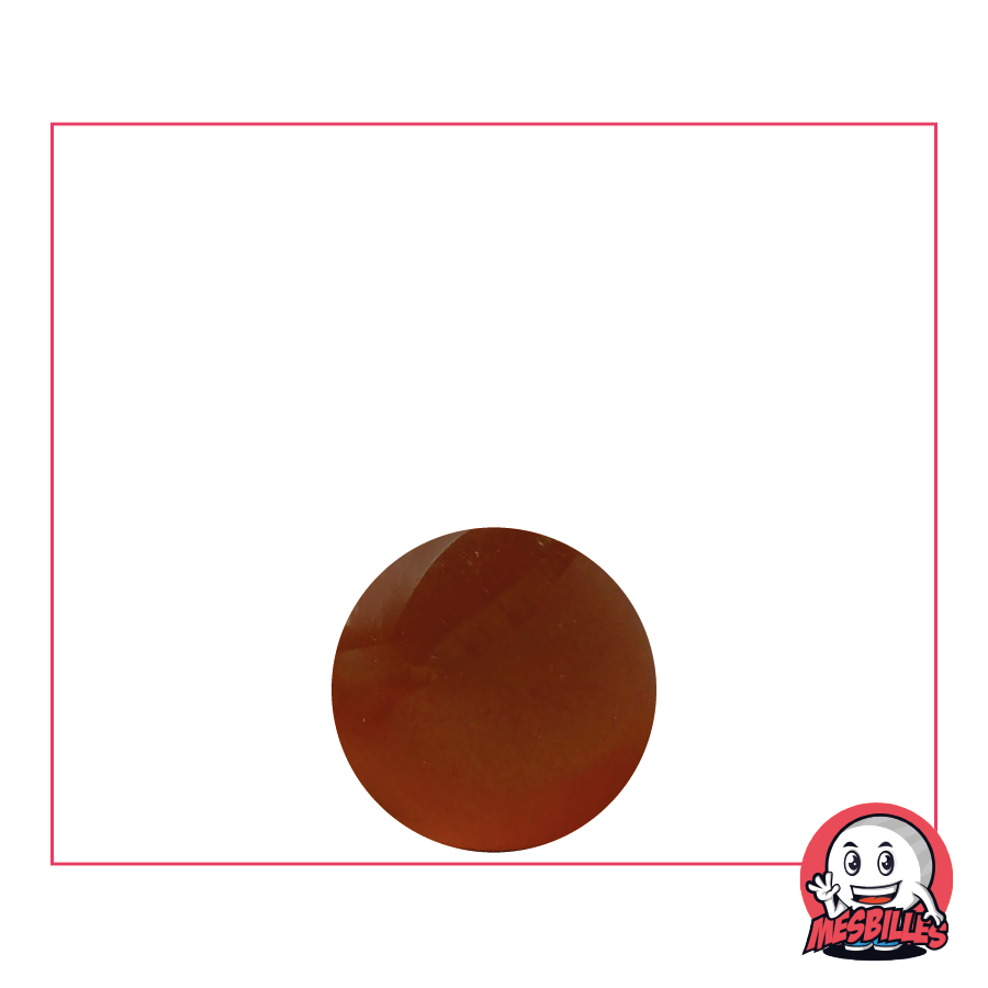 Bille ronde Loupe Ambre 12 mm