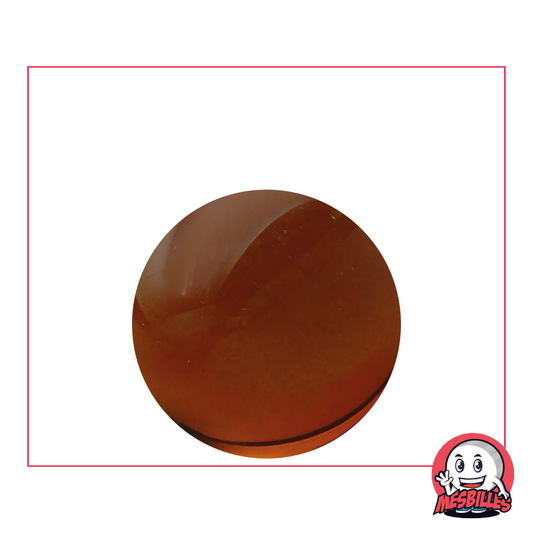 1 Canica Cristal Ámbar 25 mm