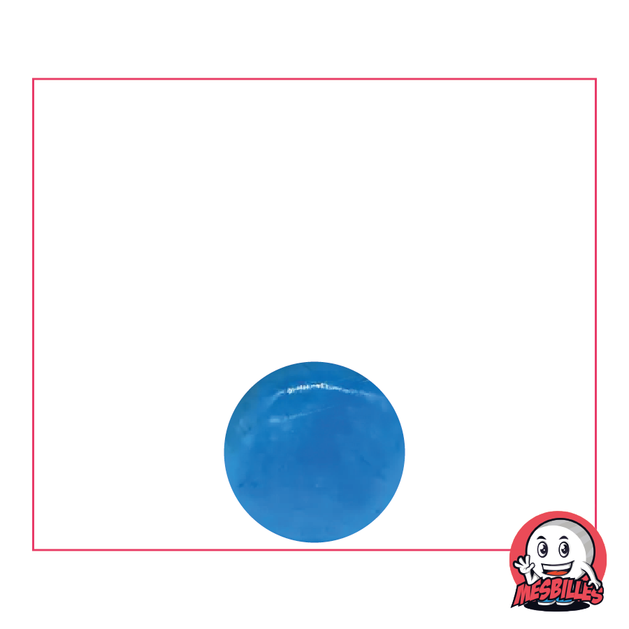 1 Canica Luz Azul 06 mm
