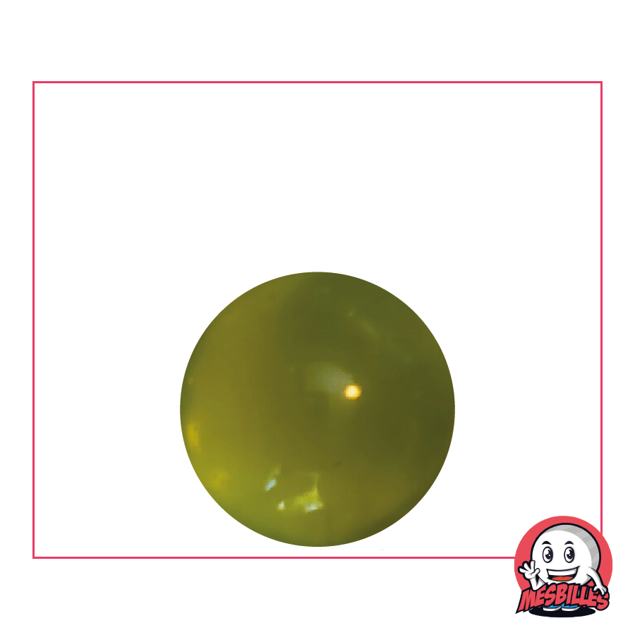 1 Canica Luz Verde-Amarillo 22 mm