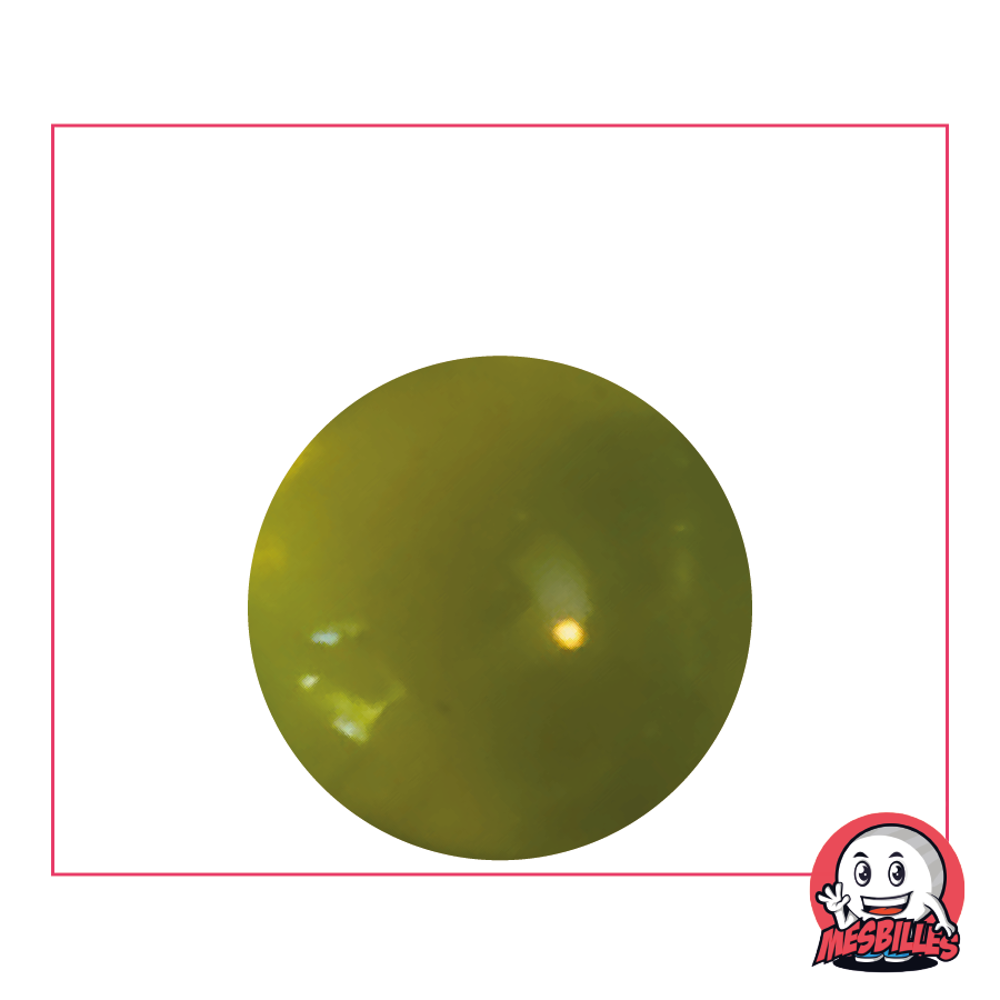 1 Canica Luz Verde-Amarillo 25 mm