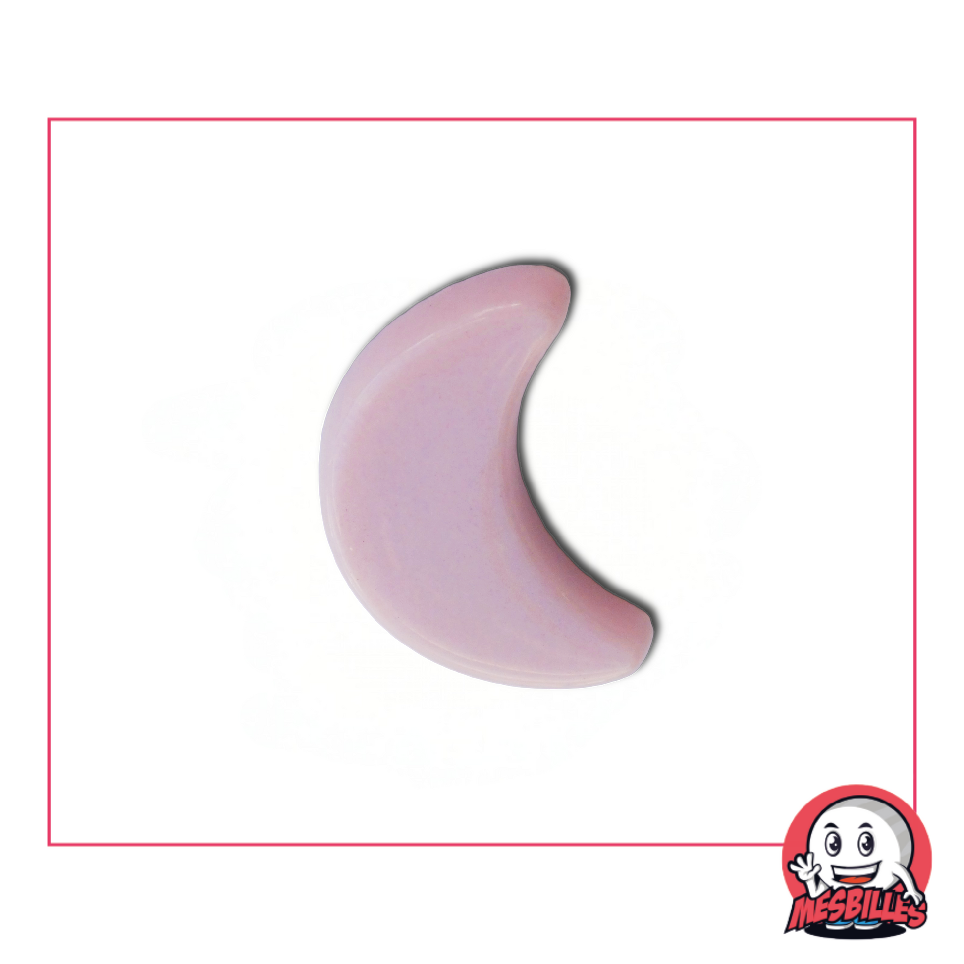 1 Canica Luna Perla Rosa Extra Plana