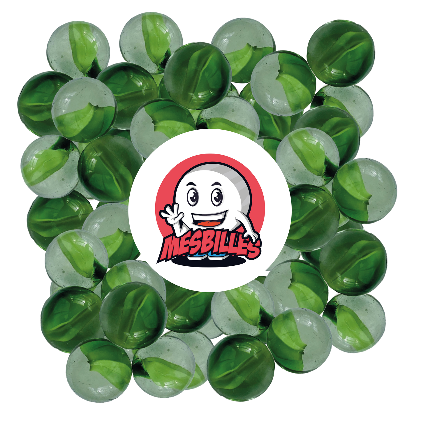 1 Canica Ojo de Pez 25 mm