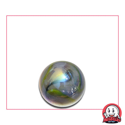 Bille Orage opaque et brillante de couleur nacrée 16 mm - MesBilles