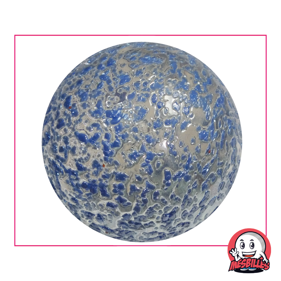 Mammouth Pépite Bleu Foncé, una canica de cristal de 50 mm