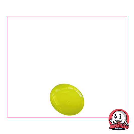 1 Canica Plana 12 mm Perla Verde Limón