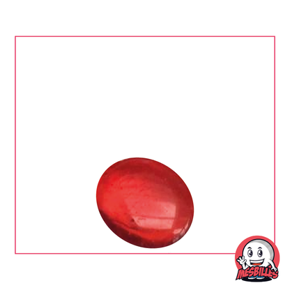 Bille plate Loupe Rouge