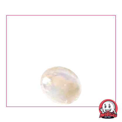 1 Canica Plana Irisada Cristal 18 mm