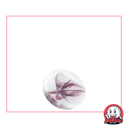 1 Canica Plana Veteada Violeta 18 mm