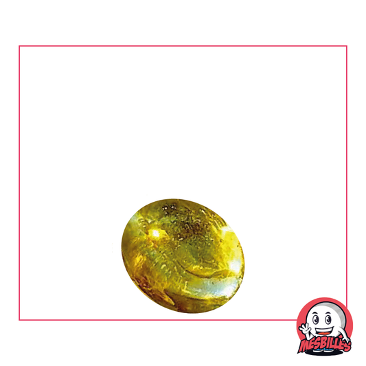 1 Canica plana 18 mm Lupa Amarilla