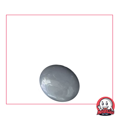 1 Canica Plana Perla Gris 18 mm