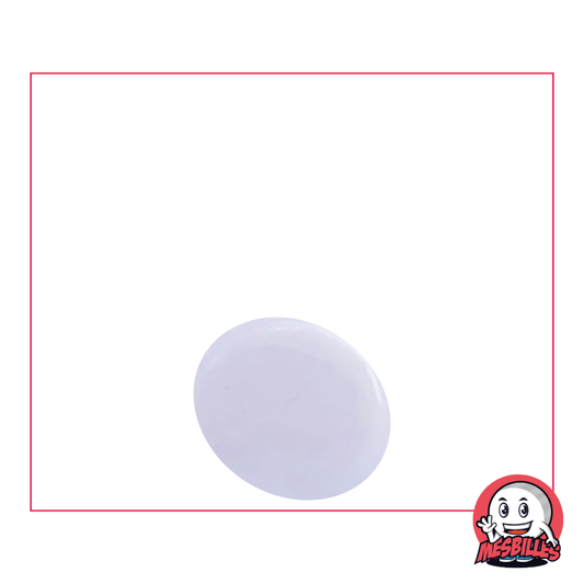 1 Canica plana 18 mm Perla Rosa-Claro