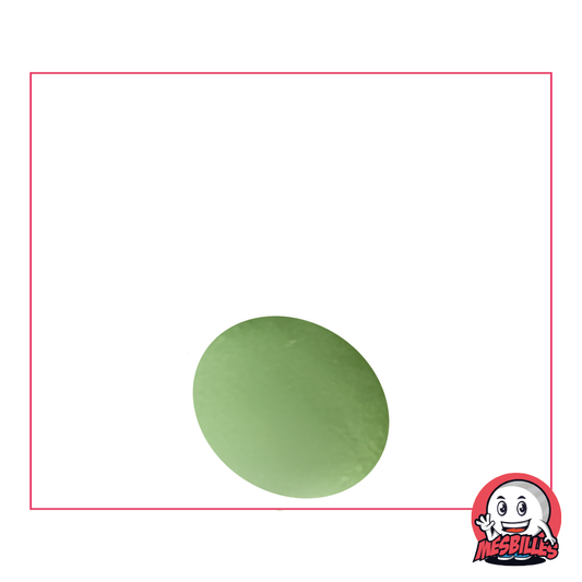 1 Canica plana 18 mm Lupa Verde-Clara
