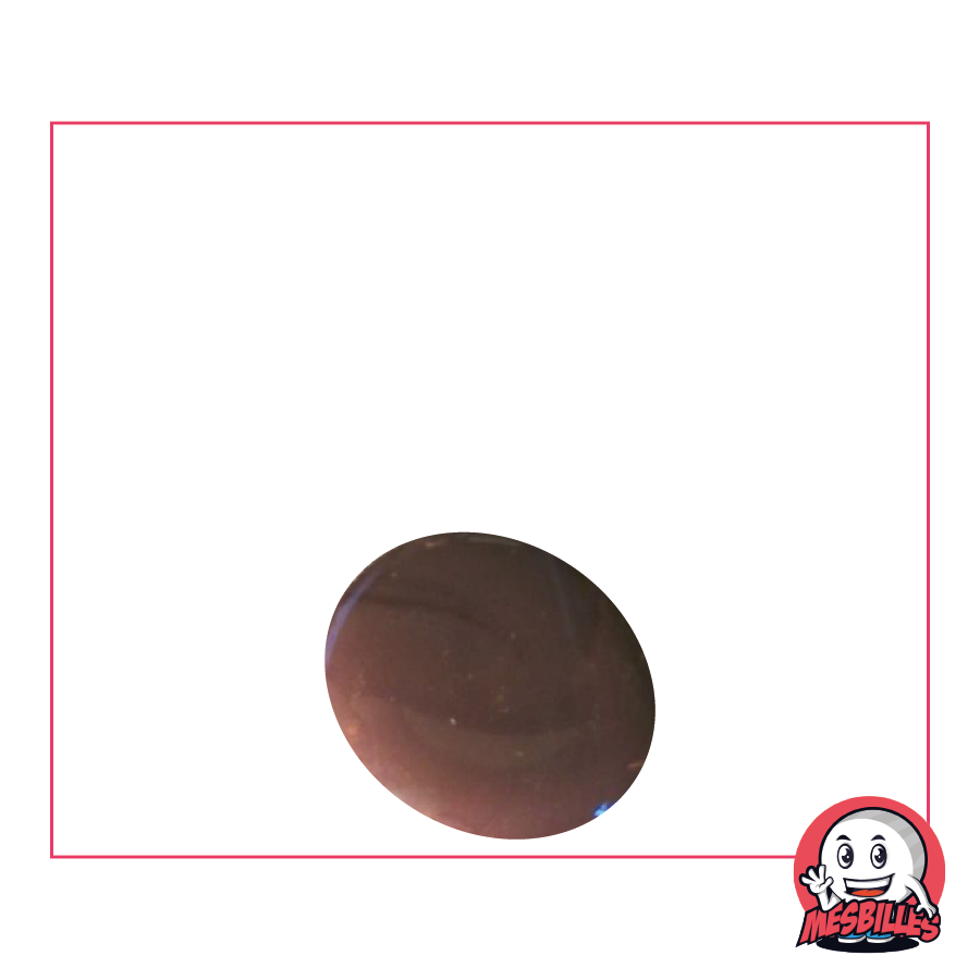 Canicas de vidrio - Canica Plana 18 mm Perla Violeta | MisCanicas